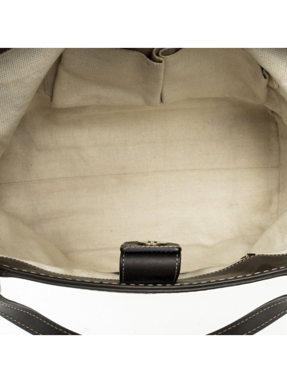 Gucci Tote Beige Brown GG Canvas - Picture 9 of 10
